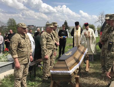 Ігор Горуц, похорон військового Ігор Горуц, похорон військового