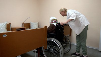 У Вінницькому пансіонаті зробили капітальний ремонт поверху, де мешкають найважчі пацієнти У Вінницькому пансіонаті зробили капітальний ремонт поверху, де мешкають найважчі пацієнти