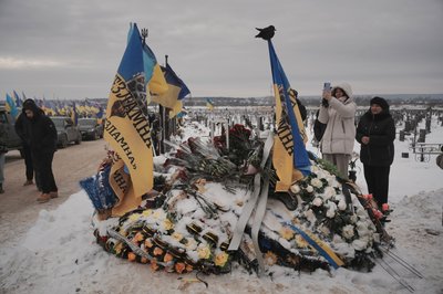 Загиблого волонтера В'ячеслава Ільченка поховали у Харкові, 2 січня 2026 року Загиблого волонтера В'ячеслава Ільченка поховали у Харкові, 2 січня 2026 року