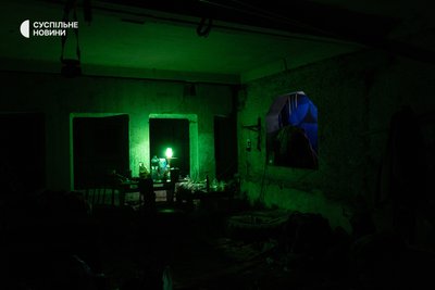 Підвал у Родинському, де "омегівці" облаштували позицію для свого підрозділу Підвал у Родинському, де "омегівці" облаштували позицію для свого підрозділу