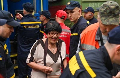На Рівненщину з Донеччини прибув шостий евакуаційний потяг