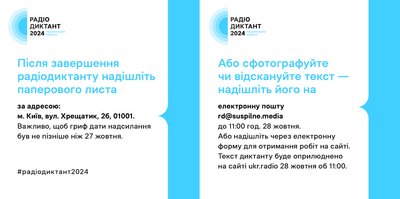 25 жовтня — Радіодиктант національної єдності: все, що варто знати 25 жовтня — Радіодиктант національної єдності: все, що варто знати