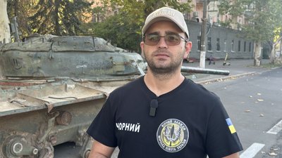 Колишній військовополонений Руслан Чорний Колишній військовополонений Руслан Чорний