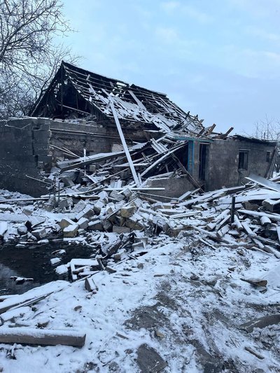 Наслідки обстрілів Донеччини 5 лютого. Фото: Telegram / Павло Кириленко Наслідки обстрілів Донеччини 5 лютого. Фото: Telegram / Павло Кириленко