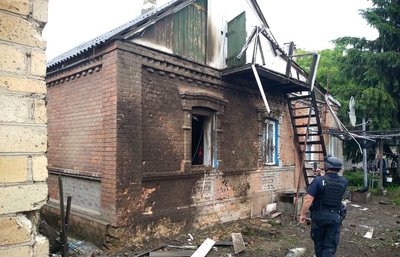 Обстріли Донеччини 27 травня. Фото: поліція Донеччини Обстріли Донеччини 27 травня. Фото: поліція Донеччини