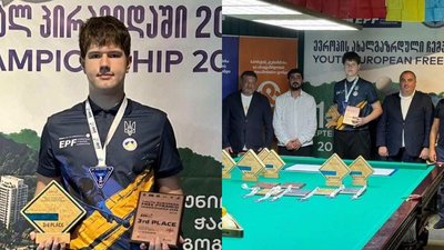 Віталій Сенів, чемпіонат Європи, білярд, тренування, 22 вересня 2026, Тернопіль Віталій Сенів, чемпіонат Європи, білярд, тренування, 22 вересня 2026, Тернопіль