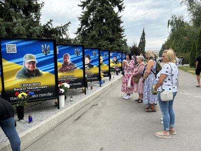 У Кременчуці відкрили Алею пам’яті на честь загиблих захисників
