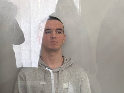 Зінченко у залі суду, 8 жовтня 2025 року Зінченко у залі суду, 8 жовтня 2025 року