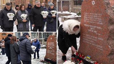 У Кропивницькому вшанували пам'ять жертв Голокосту У Кропивницькому вшанували пам'ять жертв Голокосту