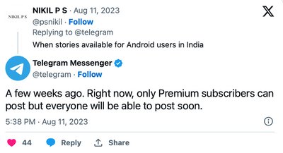 Сториз тепер для всіх: Telegram впроваджує функцію для всіх користувачів Сториз тепер для всіх: Telegram впроваджує функцію для всіх користувачів