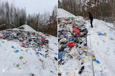 У Житомирі поліцію та екологів викликали на місце скиду побутових відходів поблизу міського сміттєзвалища У Житомирі поліцію та екологів викликали на місце скиду побутових відходів поблизу міського сміттєзвалища