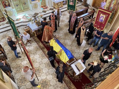 Козівська селищна рада, похорон, ЗСУ, Володимир Горпинич