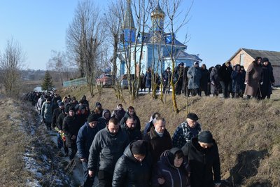 Василь Дзюбик, траурна колона, Болязуби Василь Дзюбик, траурна колона, Болязуби