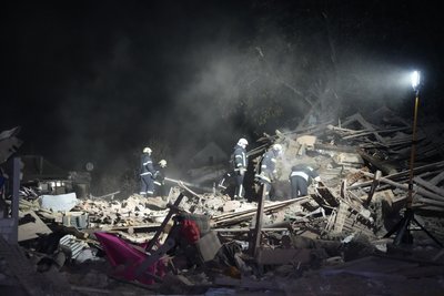 "Гром-Е1" вдарив по приватному сектору в Основ'янському районі Харкова