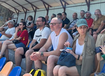 Вболівальники під час турніру з ампфутболу Вболівальники під час турніру з ампфутболу
