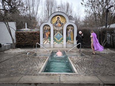 Водохреще у Саржиному яру, 6 січня 2025 року Водохреще у Саржиному яру, 6 січня 2025 року