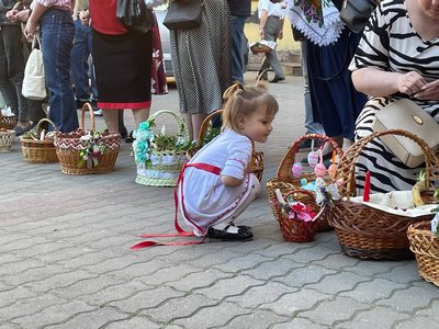 У Франківську освятили великодні кошики