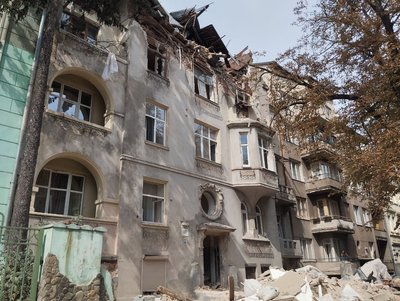 Пошкоджені внаслідок обстрілу Львова будинки, 5 вересня 2024 Пошкоджені внаслідок обстрілу Львова будинки, 5 вересня 2024