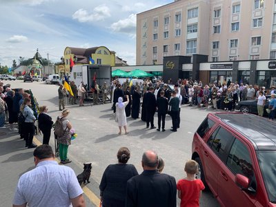 Іван Комаріцин, ЗСУ, похорон, Тернопільщина