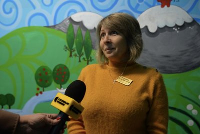 "Я люблю свою Україну": як школярі розмальовували стіни укриття в Сумах