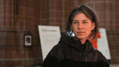 Український пейзаж у Ліверпульському Соборі: про роботу Каті Бучацької "Ізюм—Ліверпуль" Український пейзаж у Ліверпульському Соборі: про роботу Каті Бучацької "Ізюм—Ліверпуль"