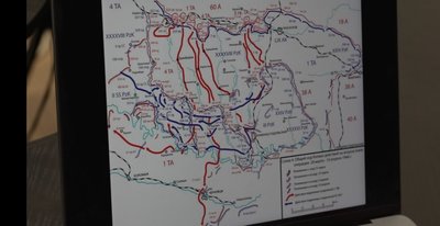 карта, друга світова війна, фронтр, тернопільщина