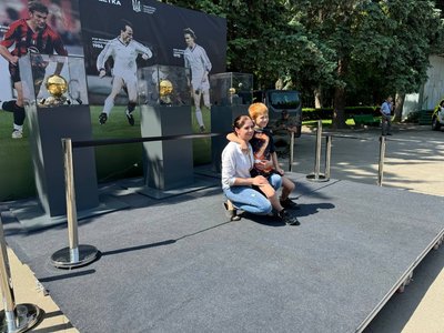 Вінничани можуть побачити "Золоті м’ячі" українських зірок футболу Вінничани можуть побачити "Золоті м’ячі" українських зірок футболу