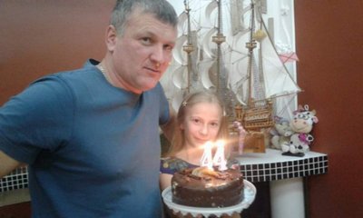 Едуард Садомський з донькою Віталіною Едуард Садомський з донькою Віталіною