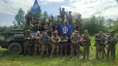 Бійці Російського добровольчого корпусу Бійці Російського добровольчого корпусу