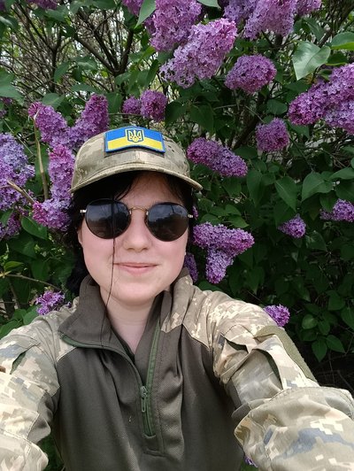 Військовослужбовиця 102 бригади Ольга на позивний Маруся Військовослужбовиця 102 бригади Ольга на позивний Маруся