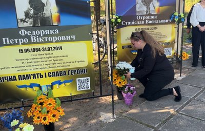 В Андріяшівці вшанували пам’ять загиблих захисників України В Андріяшівці вшанували пам’ять загиблих захисників України
