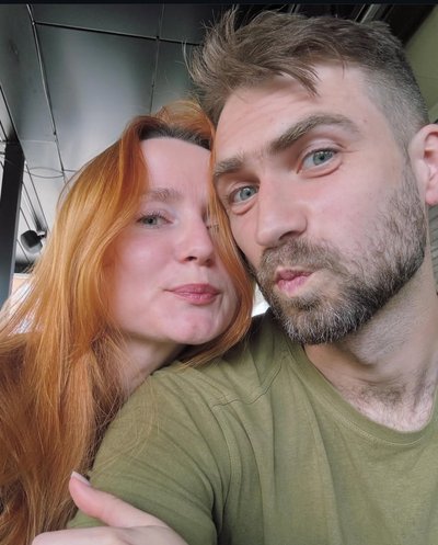 Міла Панчоха разом із чоловіком Олексієм Чорнобаєм