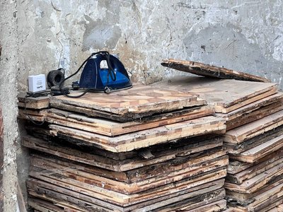 Майданчик для великогабаритного сміття та будівельних відходів, лютий 2025 Майданчик для великогабаритного сміття та будівельних відходів, лютий 2025