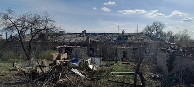 Наслідки обстрілів Донеччини 10 квітня. Фото: Telegram/Павло Кириленко