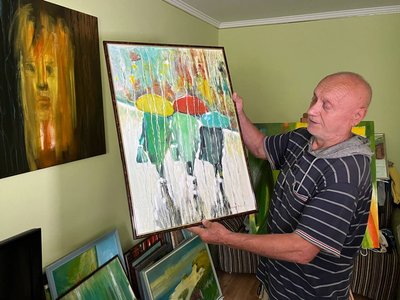 художник, картина художник, картина