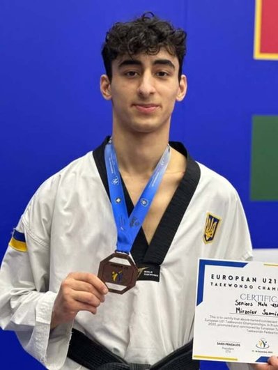 Тхеквондист з Миколаївщини здобув "бронзу" на чемпіонаті Європи Тхеквондист з Миколаївщини здобув "бронзу" на чемпіонаті Європи