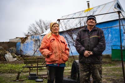 Вільний Давидів Брід: люди повертаються у зруйноване селище Вільний Давидів Брід: люди повертаються у зруйноване селище