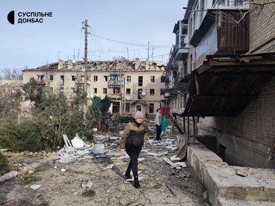 пошкоджений будинок наслідки російського обстрілу Костянтинівка Донецька область 22 січня 2025 рік пошкоджений будинок наслідки російського обстрілу Костянтинівка Донецька область 22 січня 2025 рік