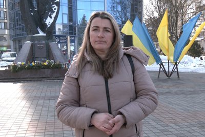 Наталія Капінос, сестра загиблого Героя Небесної Сотні Олександра Капіноса Наталія Капінос, сестра загиблого Героя Небесної Сотні Олександра Капіноса
