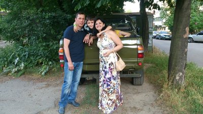 Сергій, Олена Шилови та їхній син Гліб Сергій, Олена Шилови та їхній син Гліб