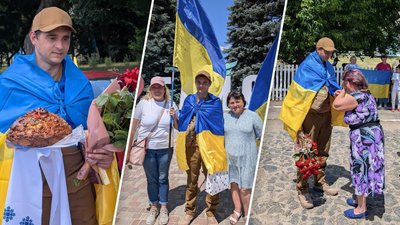 Сім місяців неволі: на Вінниччині зустріли захисника Ярослава Соколова Сім місяців неволі: на Вінниччині зустріли захисника Ярослава Соколова