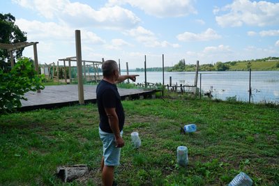 Власник зруйнованої "Іскандерами" бази відпочинку під Харковом Руслан Бурдов Власник зруйнованої "Іскандерами" бази відпочинку під Харковом Руслан Бурдов