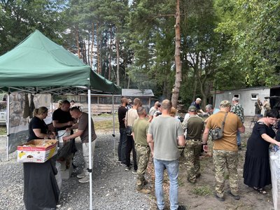 На Тернопільщині вперше відбувся фестиваль "Ветеранський борщ" На Тернопільщині вперше відбувся фестиваль "Ветеранський борщ"