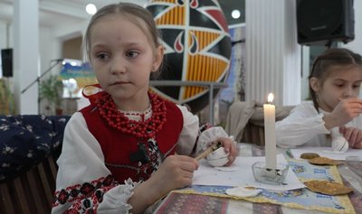 тернопіль, злата батарейна, писали писанки, школярка, 2 квітня 2026 року