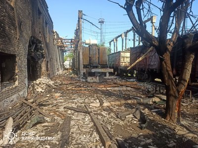 Понад 30 ударних безпілотників типу "Герань-2" атакували Лозову