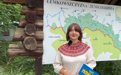 Анна Дудар, гердан, лемки, ждиня, фестиваль, лемківщина