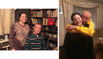 Композитор Ігор Поклад зі співачкою Ніною Матвієнко Композитор Ігор Поклад зі співачкою Ніною Матвієнко