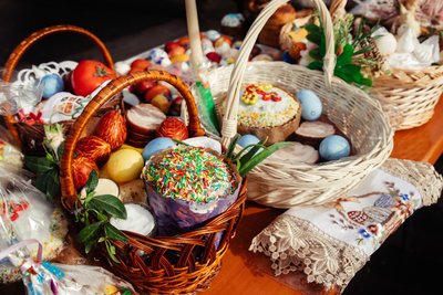 Кошики, Великдень, нацгвардійці, Франківськ Кошики, Великдень, нацгвардійці, Франківськ
