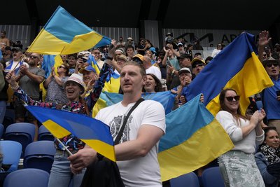 Українські вболівальники на Australian Open 2024 Українські вболівальники на Australian Open 2024