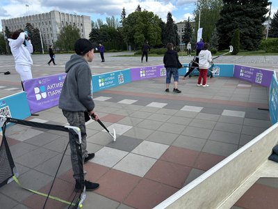 У Кременчуці на площі Перемоги відкрили "Активні парки"